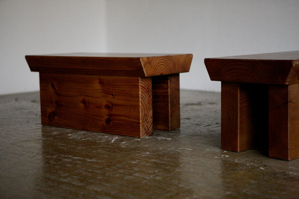 Pair of Post Modern Side Tables