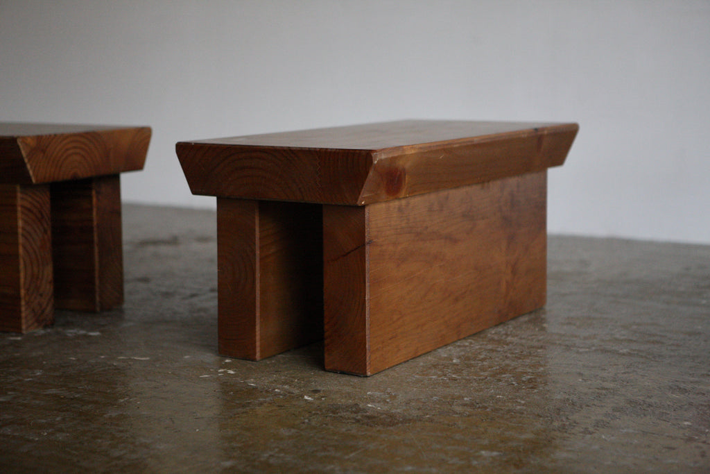 Pair of Post Modern Side Tables