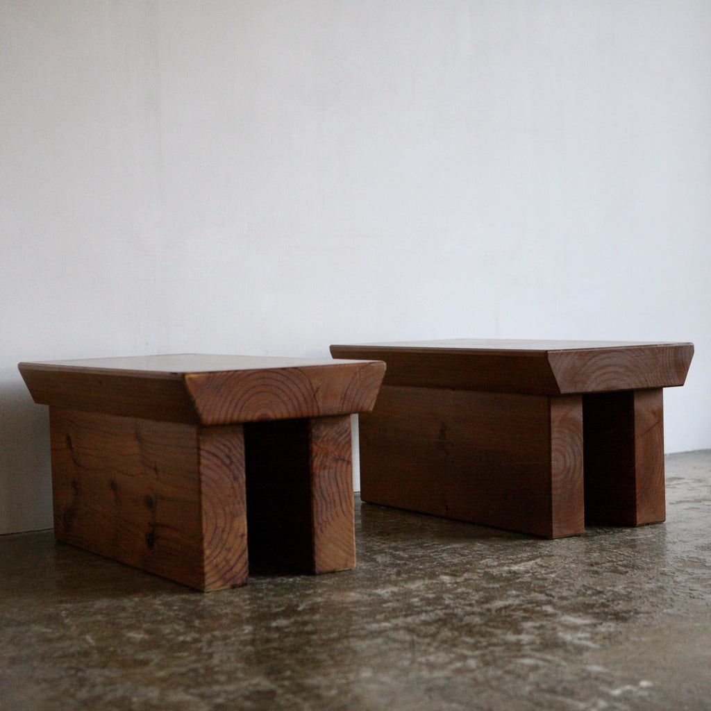 Pair of Post Modern Side Tables