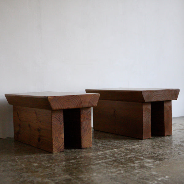 Pair of Post Modern Side Tables