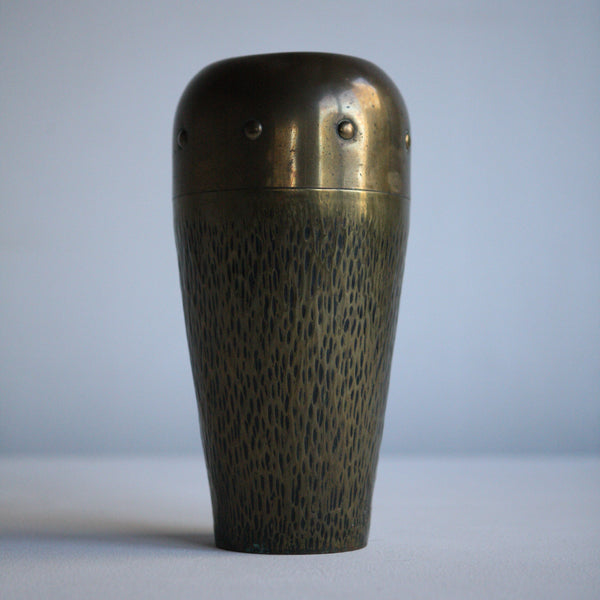 Art Deco Brass Vase