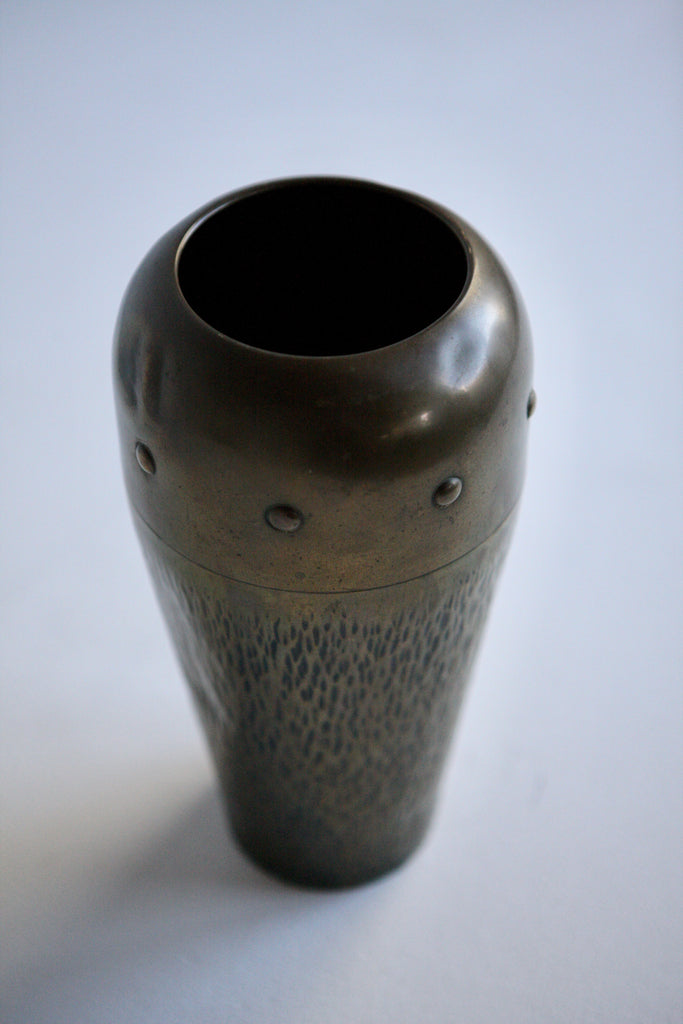 Art Deco Brass Vase