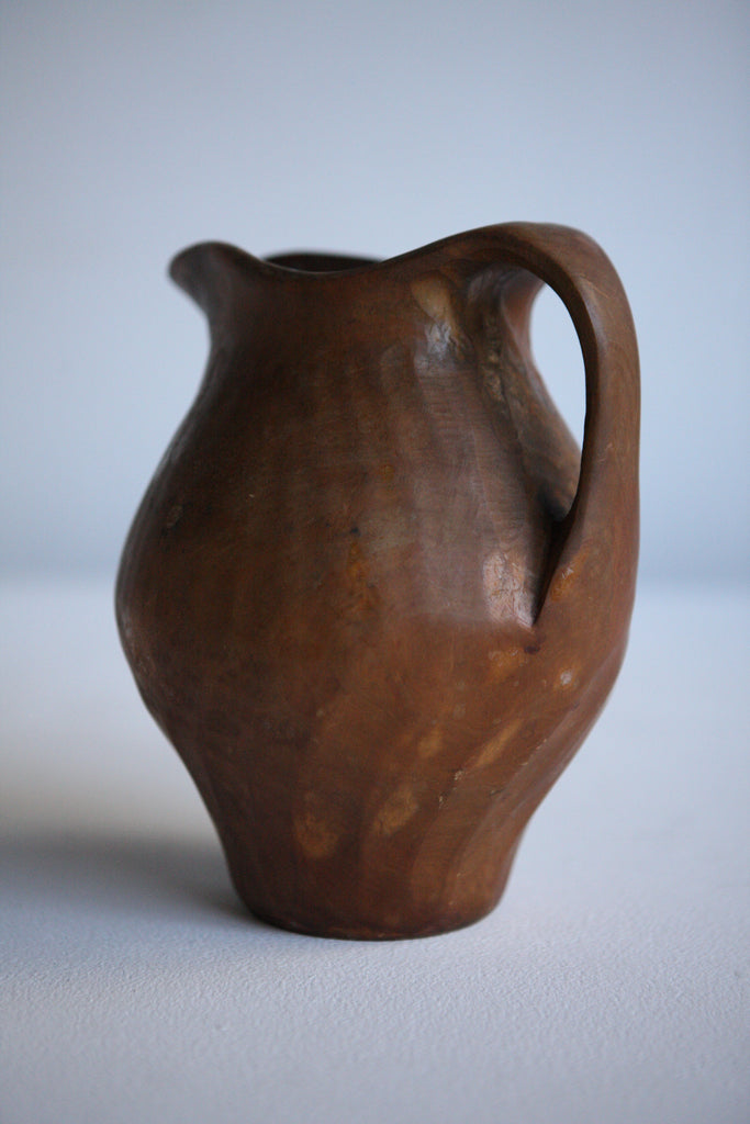 Carved Wooden Jug