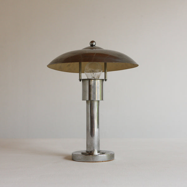 Polished steel Deco Table Lamp