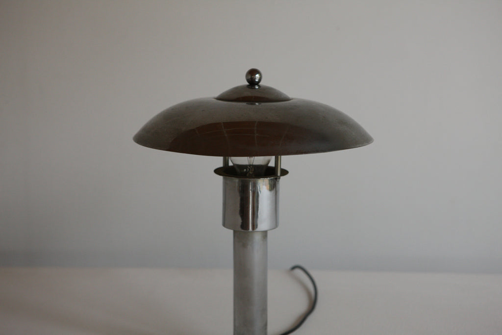 Polished steel Deco Table Lamp