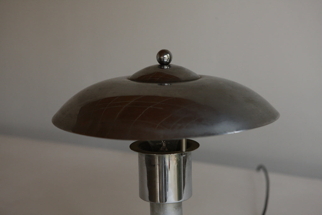 Polished steel Deco Table Lamp