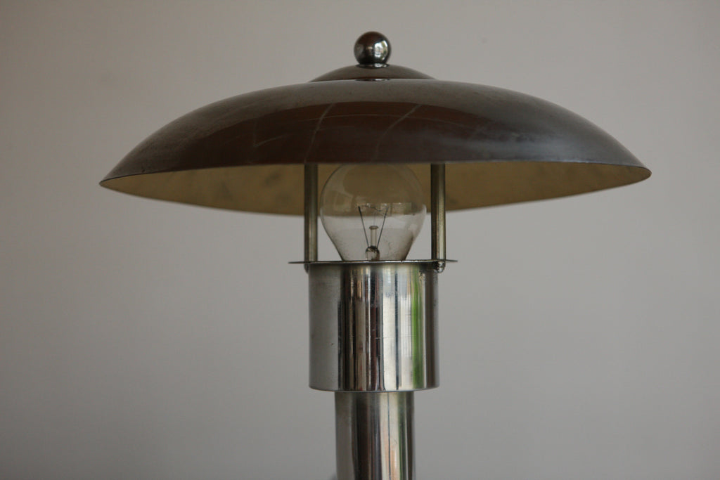 Polished steel Deco Table Lamp