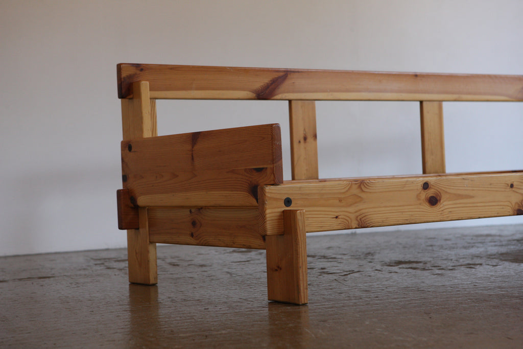 1970's Pine Framed Sofa