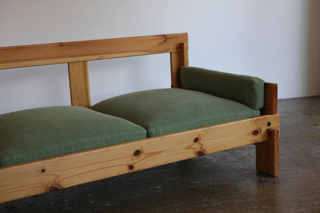 1970's Pine Framed Sofa