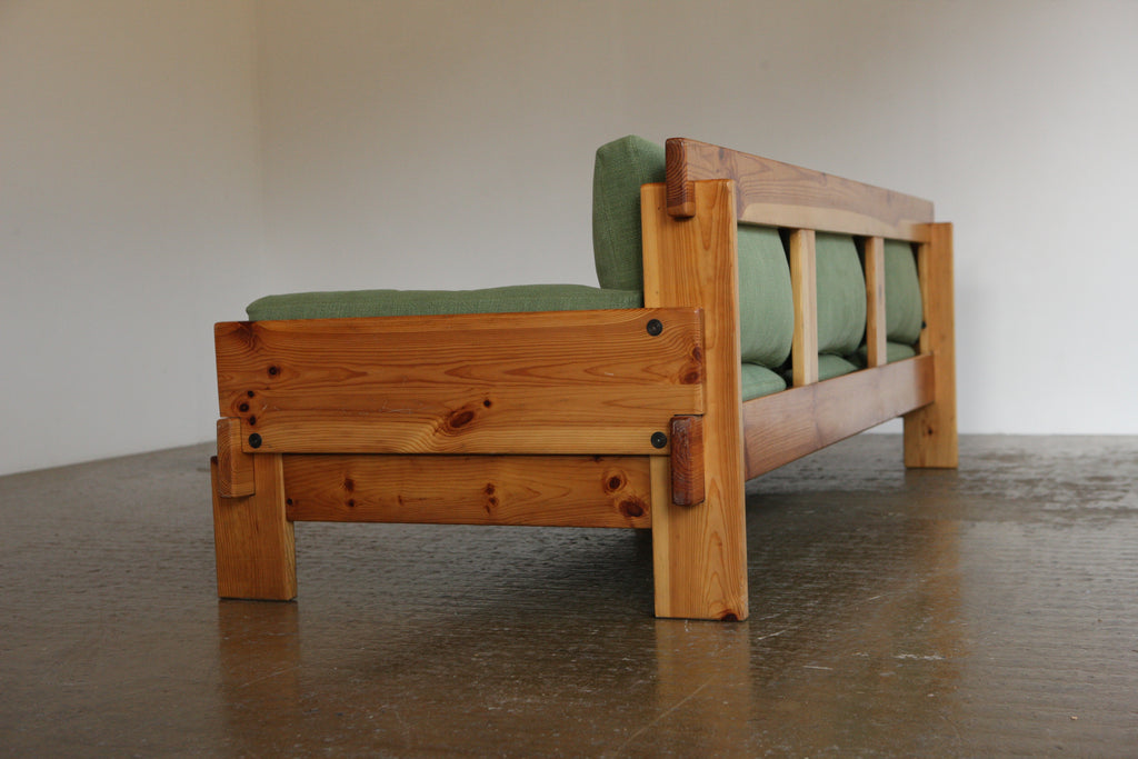 1970's Pine Framed Sofa