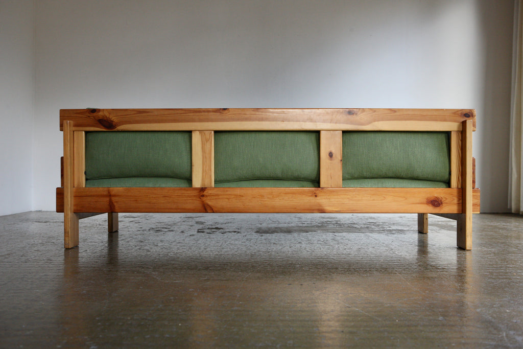 1970's Pine Framed Sofa