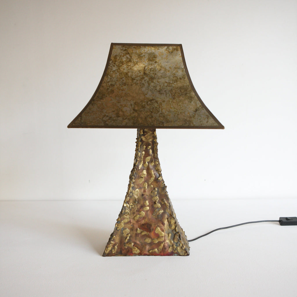 Artisan Mixed Metal Table Lamp