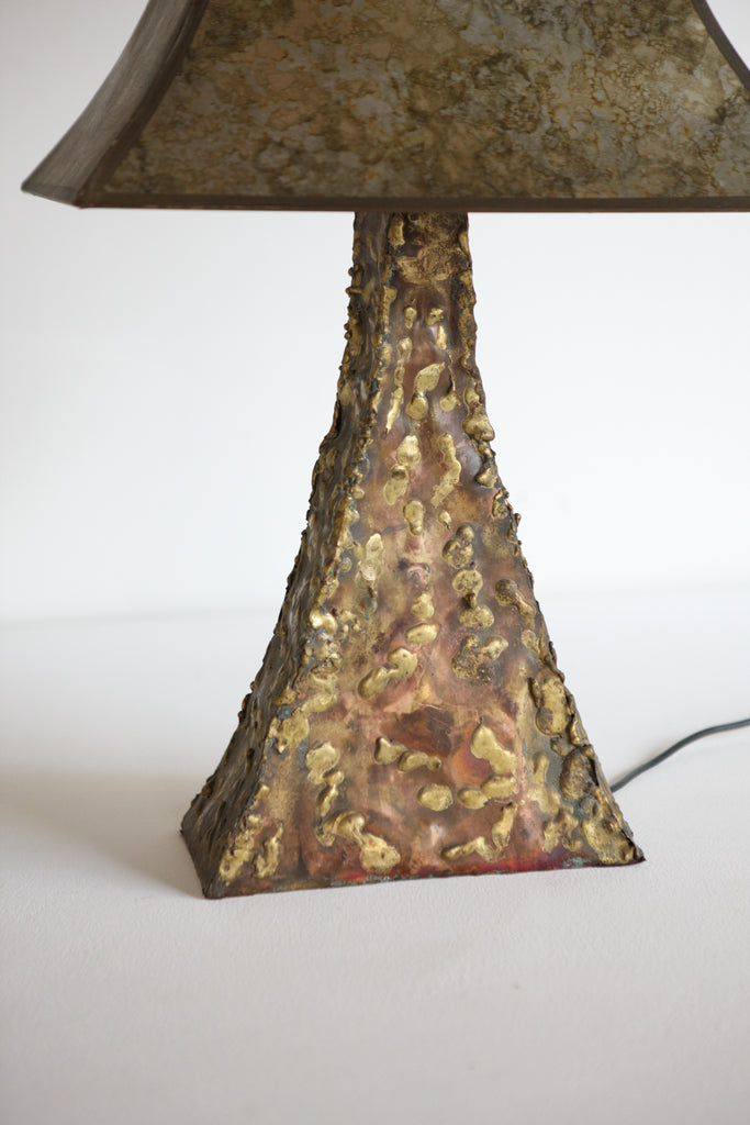 Artisan Mixed Metal Table Lamp