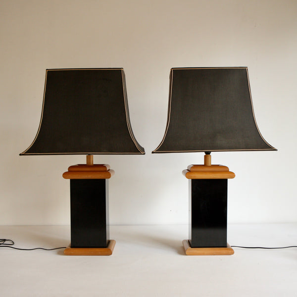 Pair of Large 1970's Table Lamps