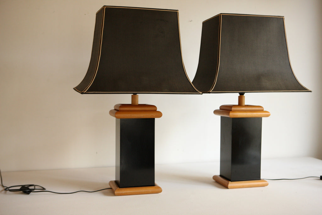 Pair of Large 1970's Table Lamps