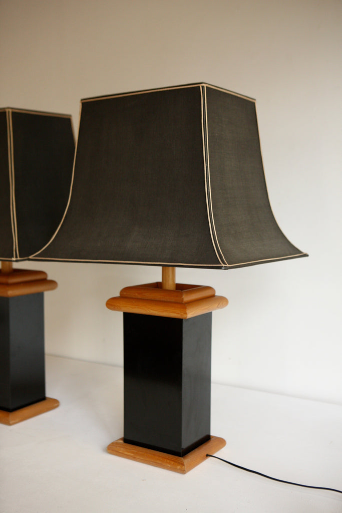 Pair of Large 1970's Table Lamps