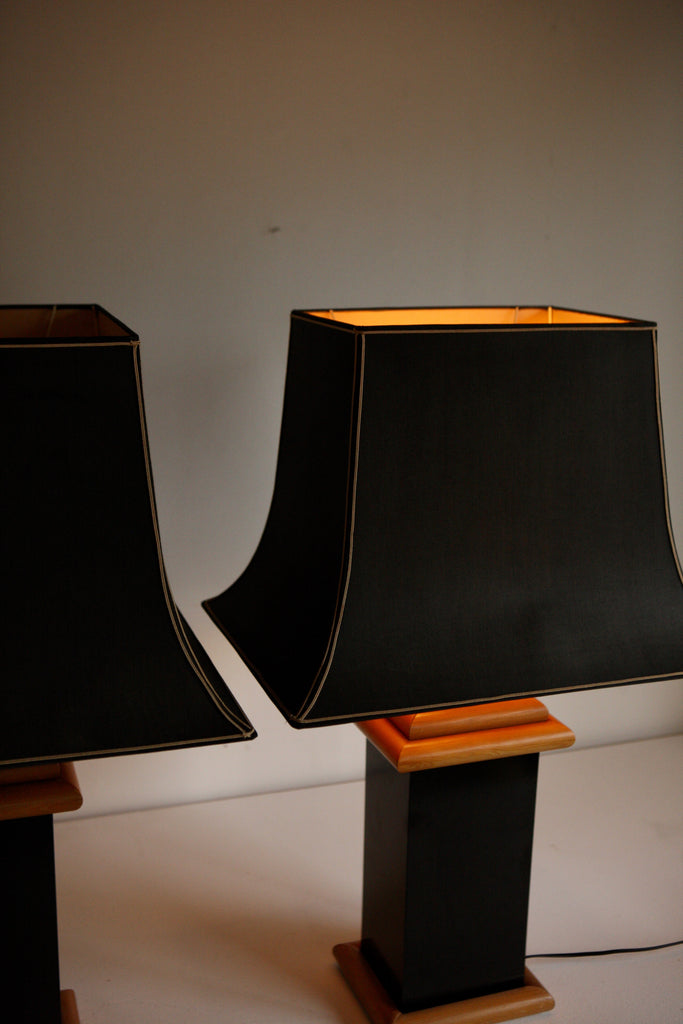 Pair of Large 1970's Table Lamps