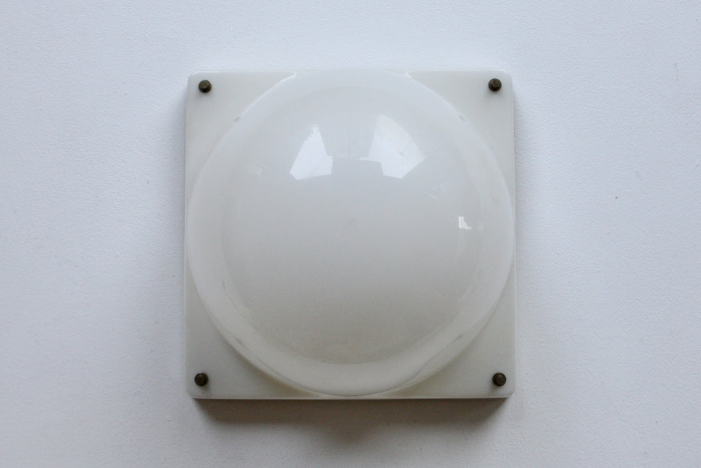 Italian Moulded Plastic Ceiling Light