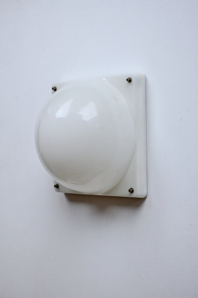 Italian Moulded Plastic Ceiling Light