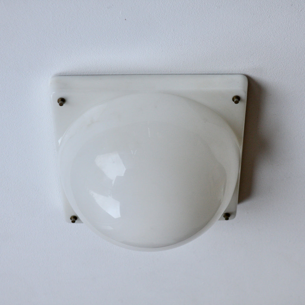 Italian Moulded Plastic Ceiling Light