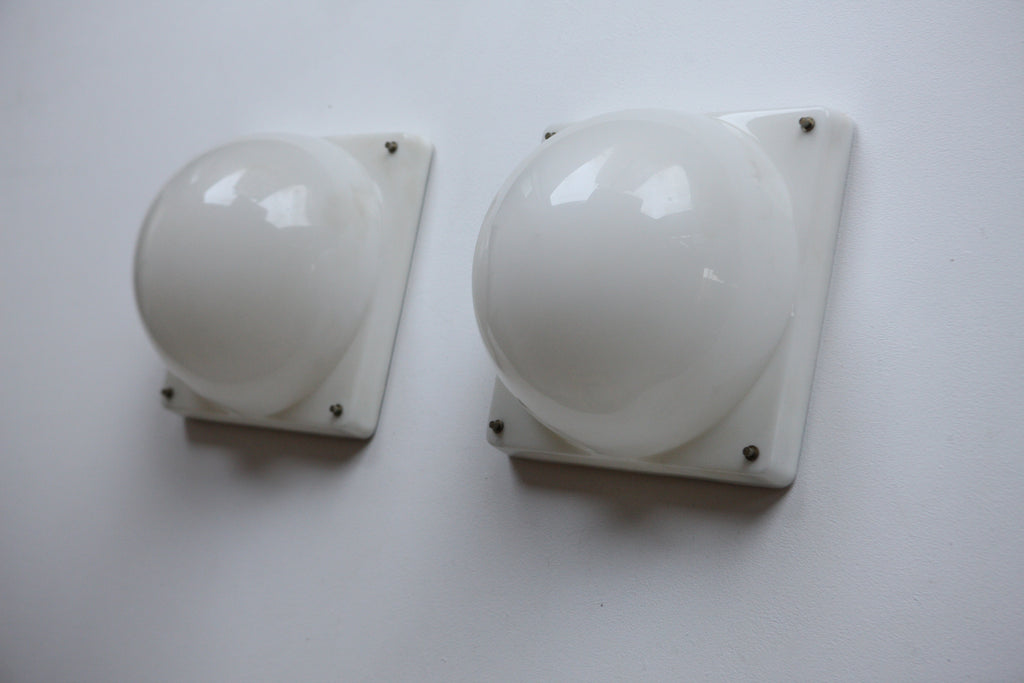 Italian Moulded Plastic Ceiling Light