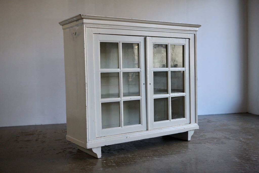 French Glazed Country Cabinet