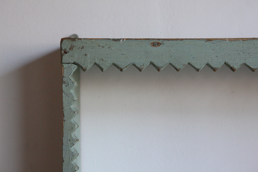 Green Zigzag Shelving