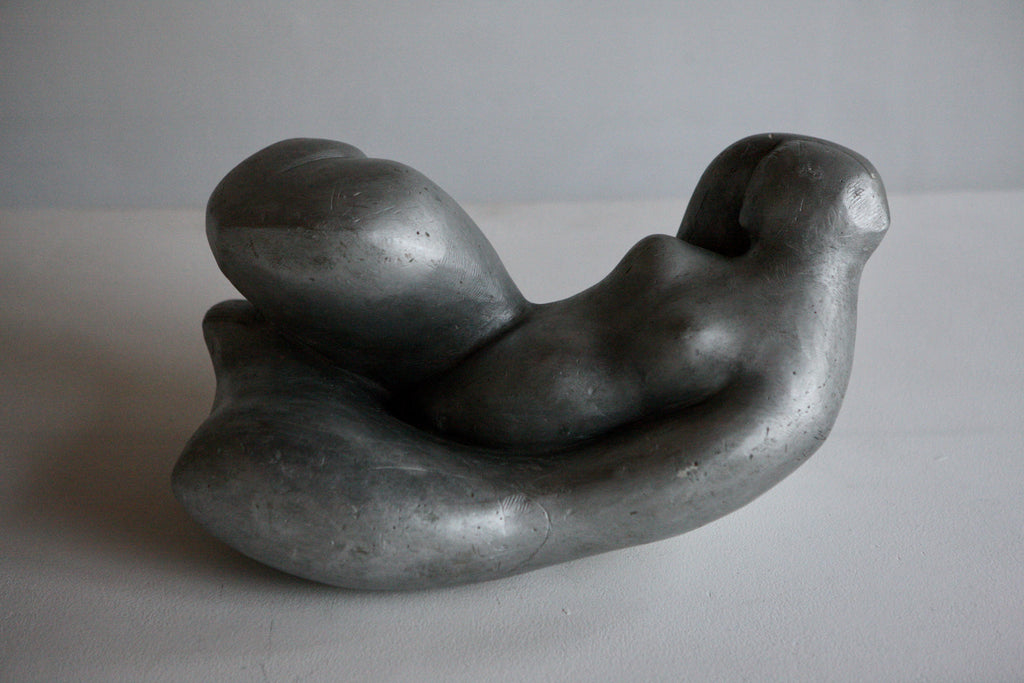 Abstract Reclining Figure in Plaster