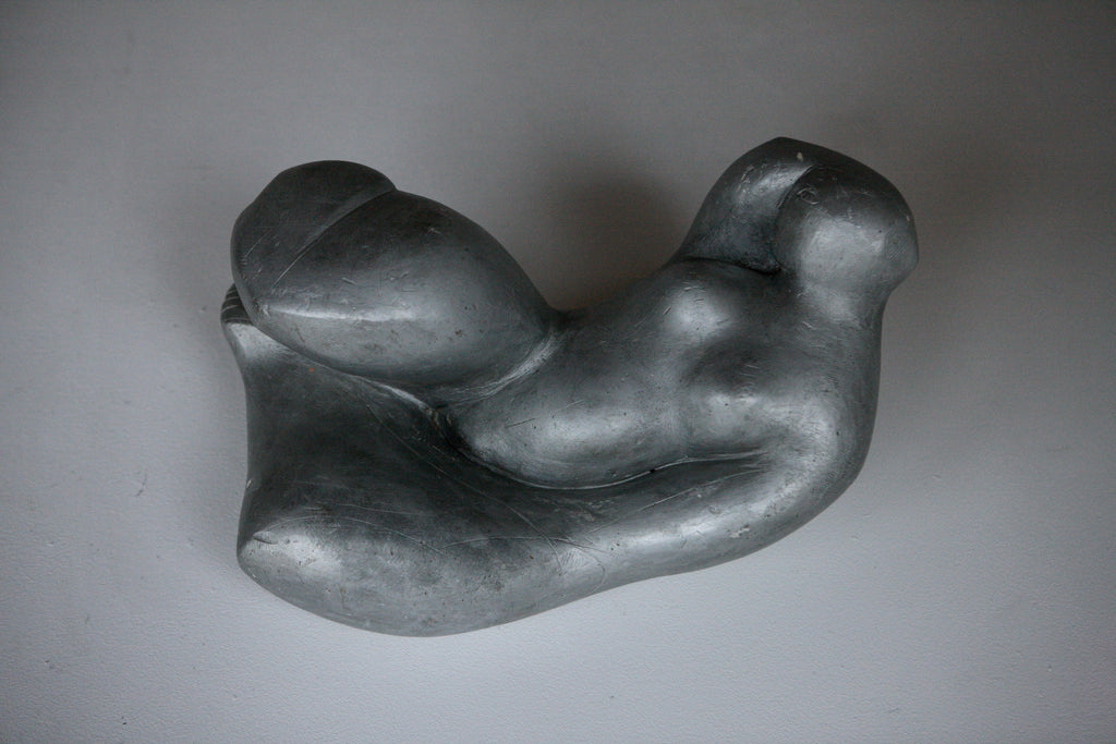 Abstract Reclining Figure in Plaster