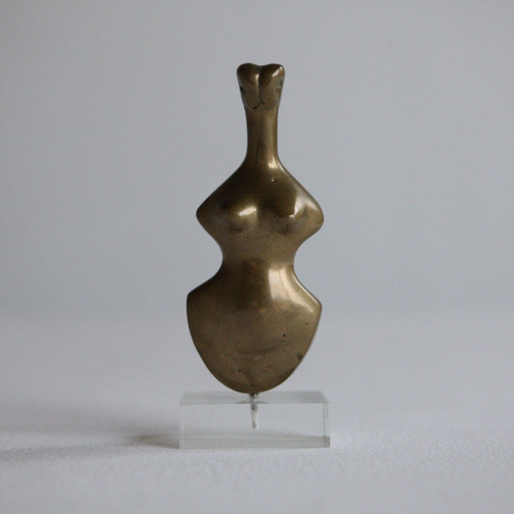 Brass Modernist Figure