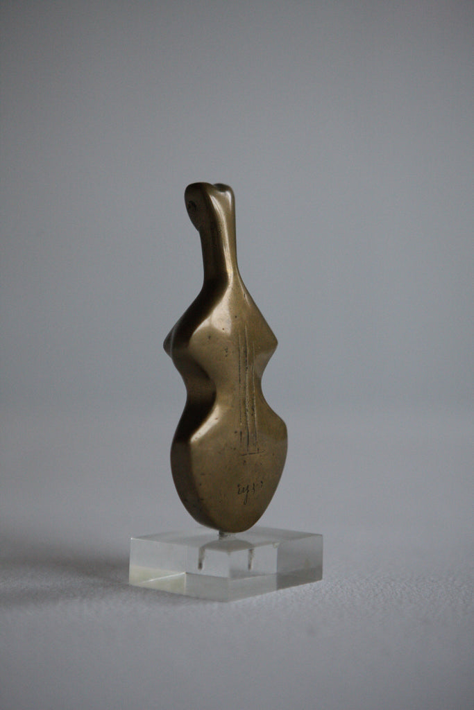 Brass Modernist Figure