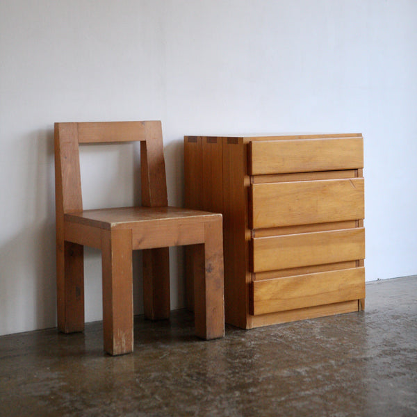 1970's Solid Pine Chest of Drawers