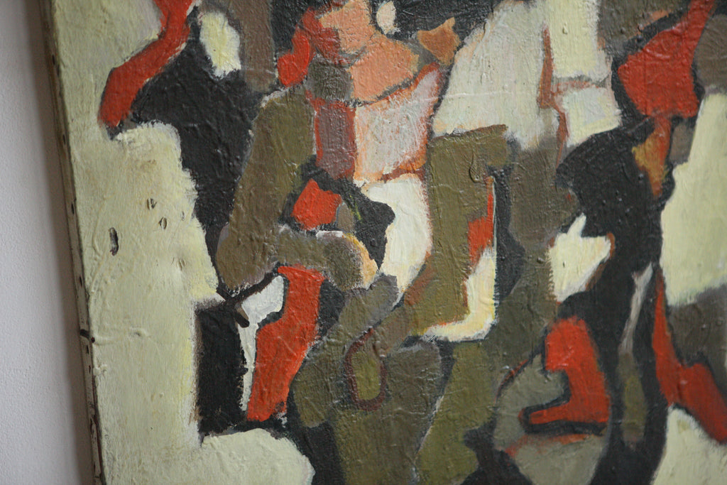 Cubist Dancers, Oil on Canvas