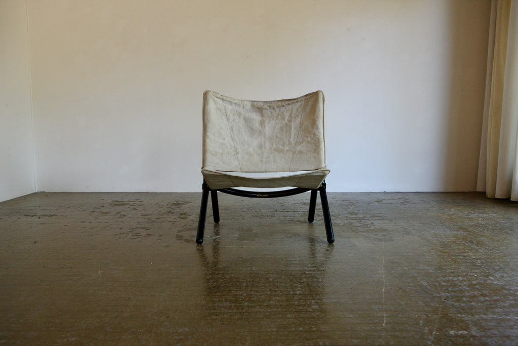 Fold Up Canvas Chair by T Ammannati & G P Vitelli for Brunati