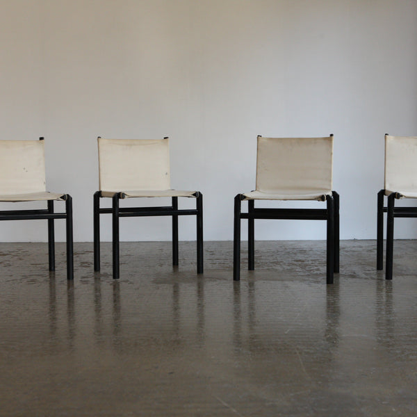 Set of 4 Mastro Chairs by Afra & Tobia Scarpa